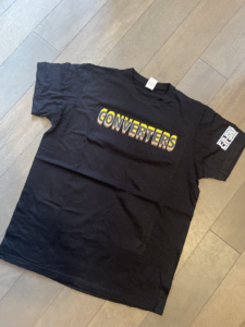 E-A-SKI Converters Black T-Shirt w/Yellow Logo